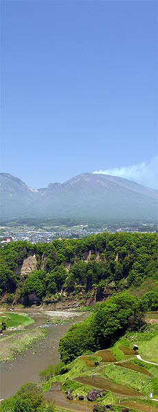千曲川と浅間山